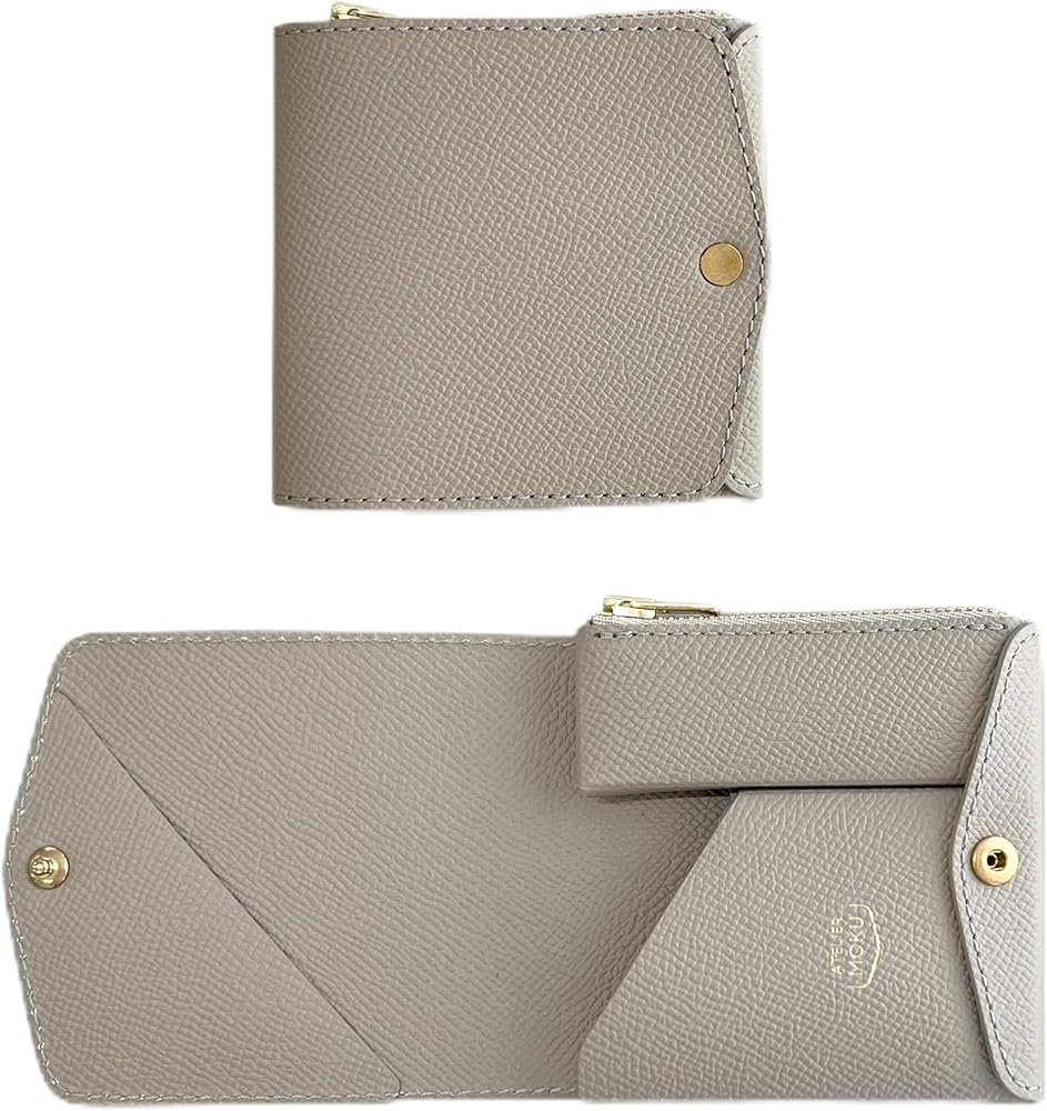 Amazon | [moku] 小さく薄い財布Saku ver.3 Plusノブレッサカーフ